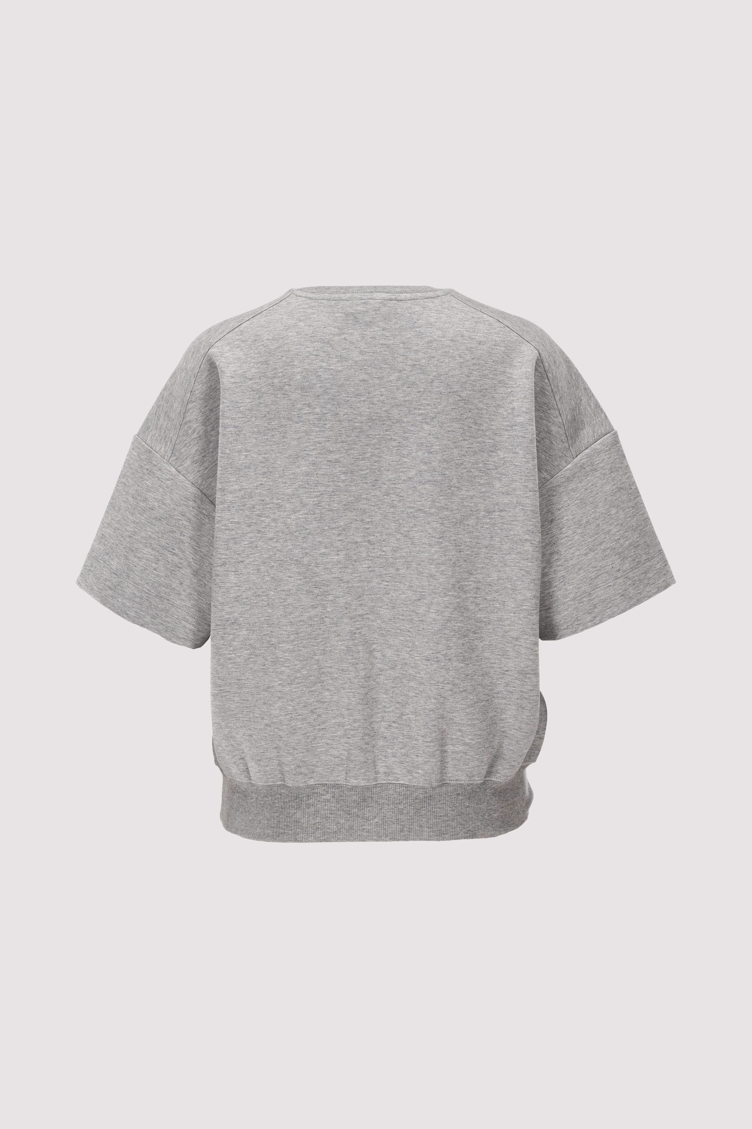 Sweatshirt, short sleeve, logo
