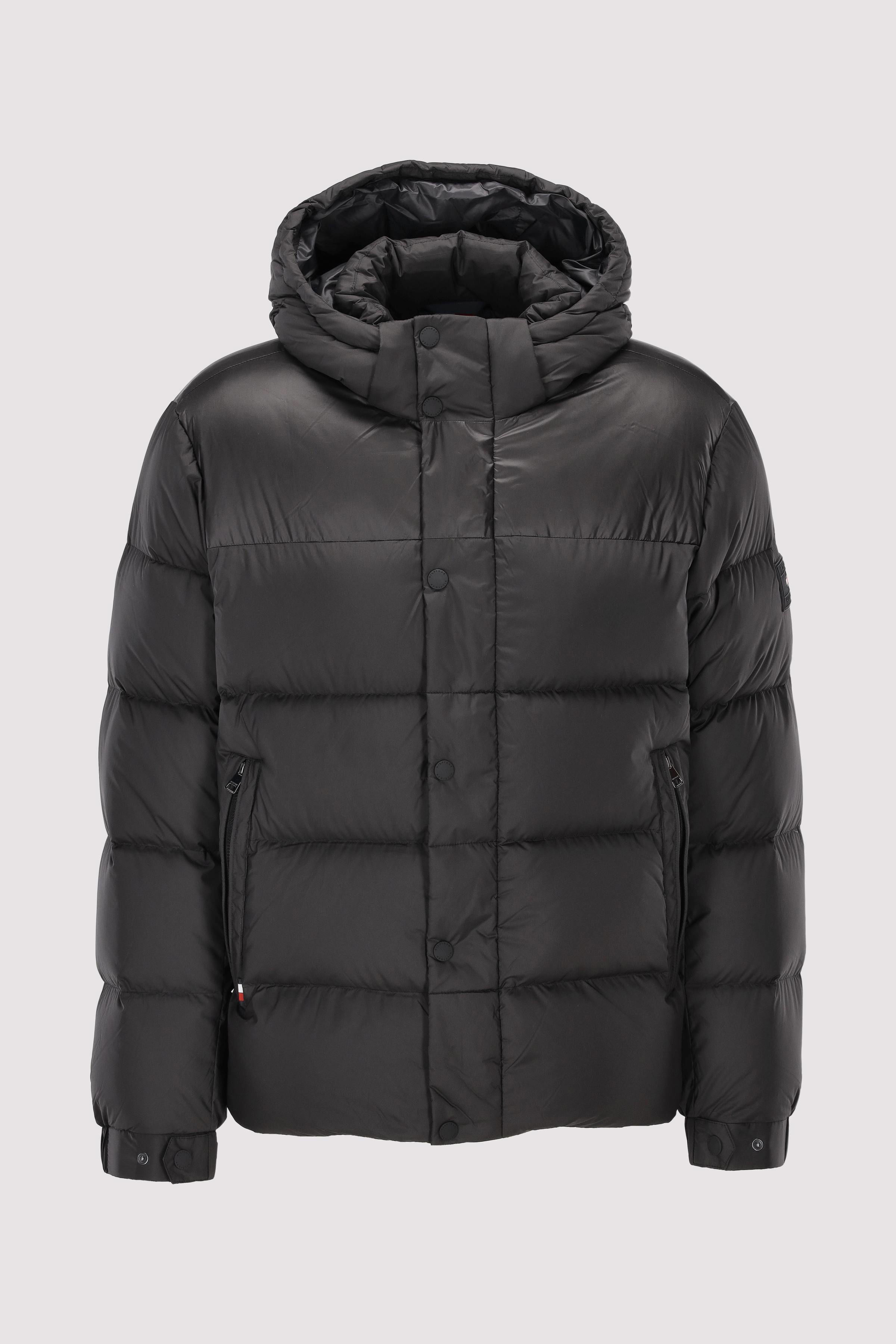 MIX DOWN HOODED PUFFER JACKET Black L 8720637350812