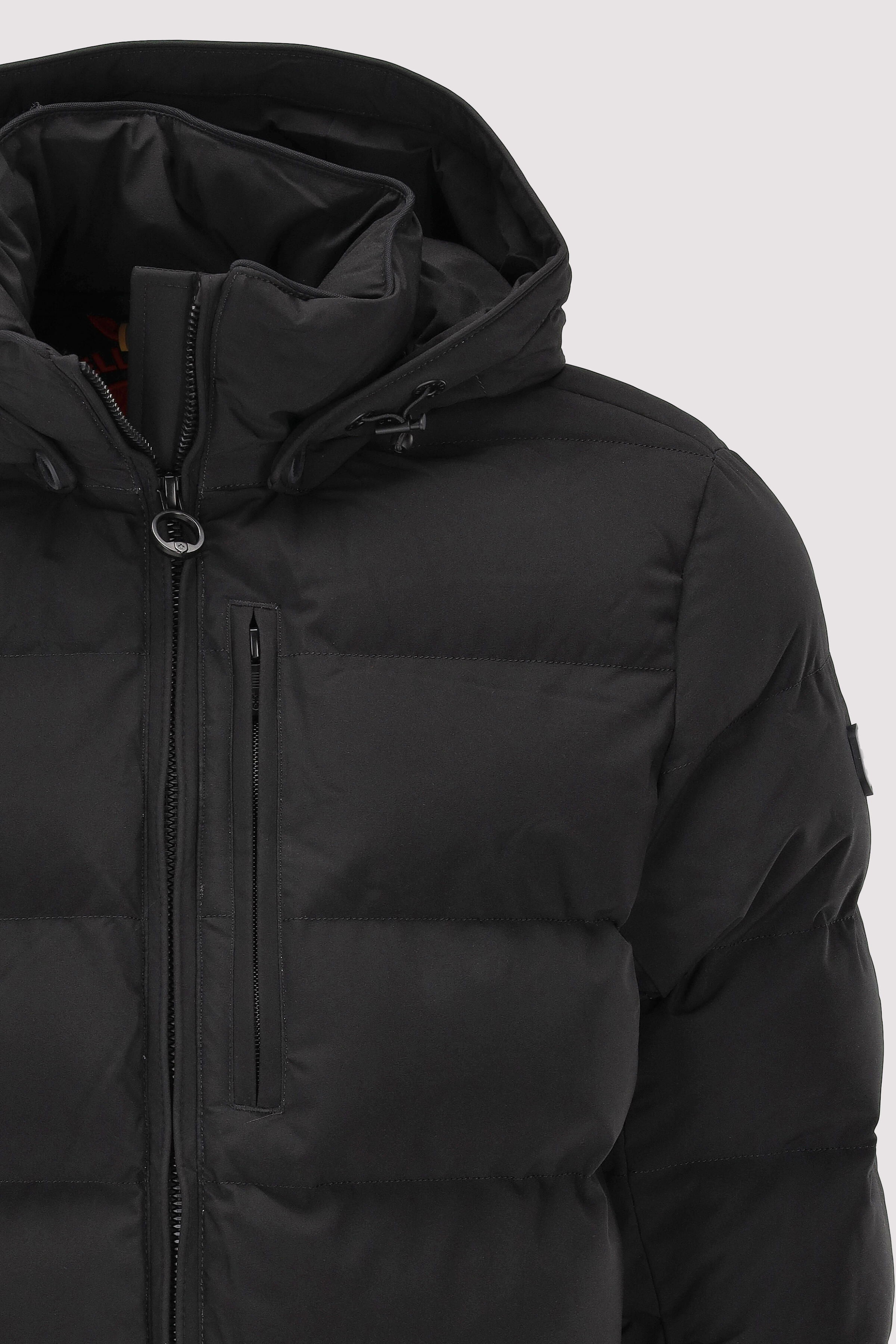 River island black on sale puffer jacket mens