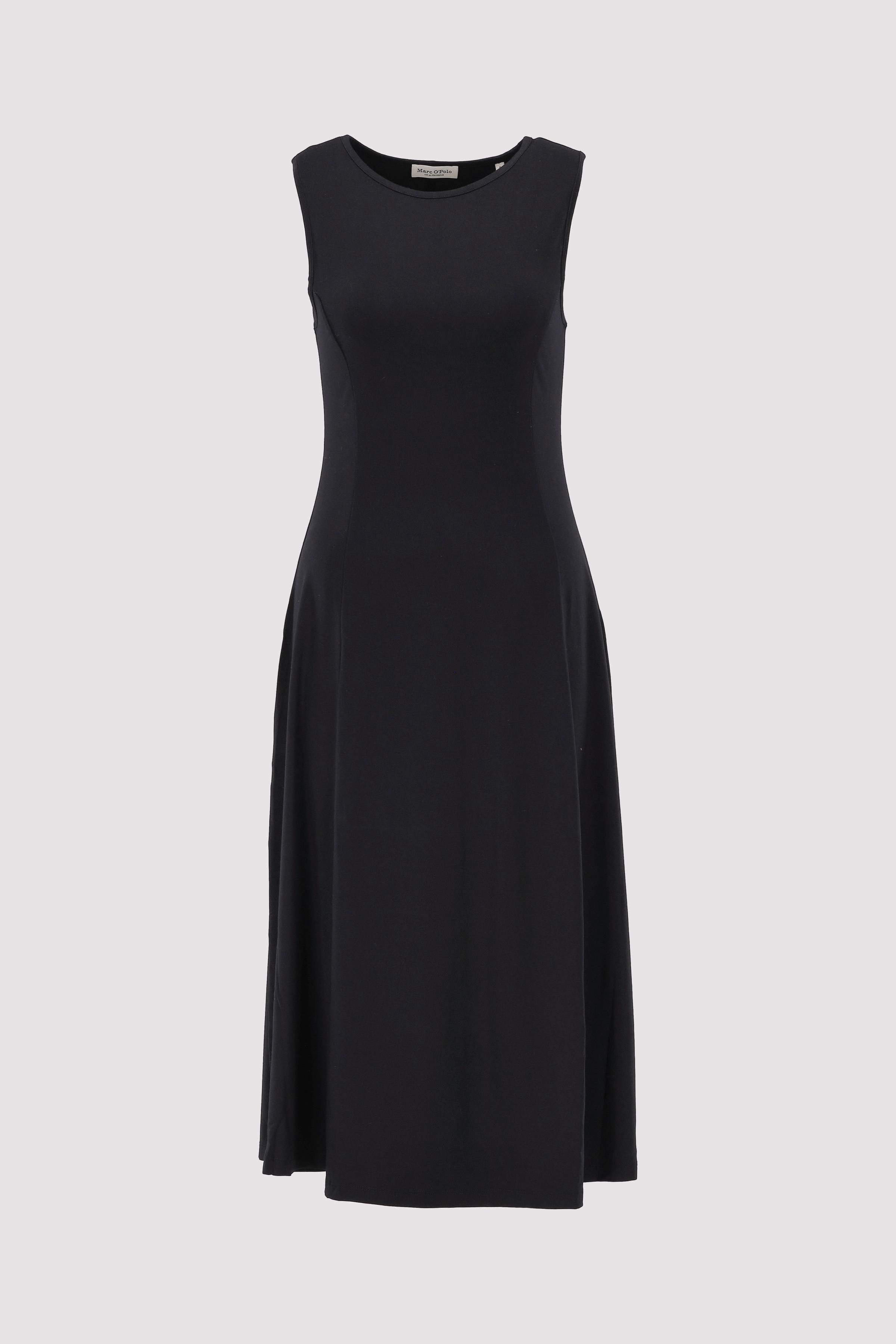 Jersey dress midi length sle Black XL 7325868865916